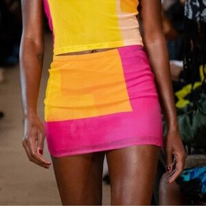 House of Aama mesh skirt